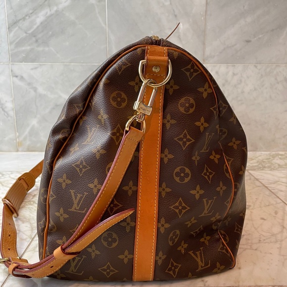 SOLD⚜️Louis Vuitton Monogram Keepall 55 Bandouliere - Picture 3 of 12